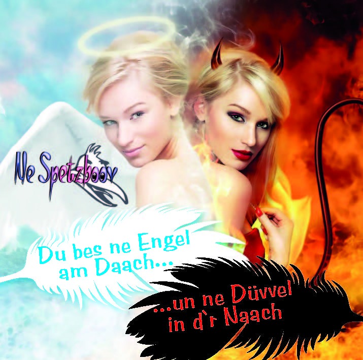 CD-Cover „Du bes ne Engel am Daach… un ne Düvvel in d'r Naach" von Ne Spetzboov