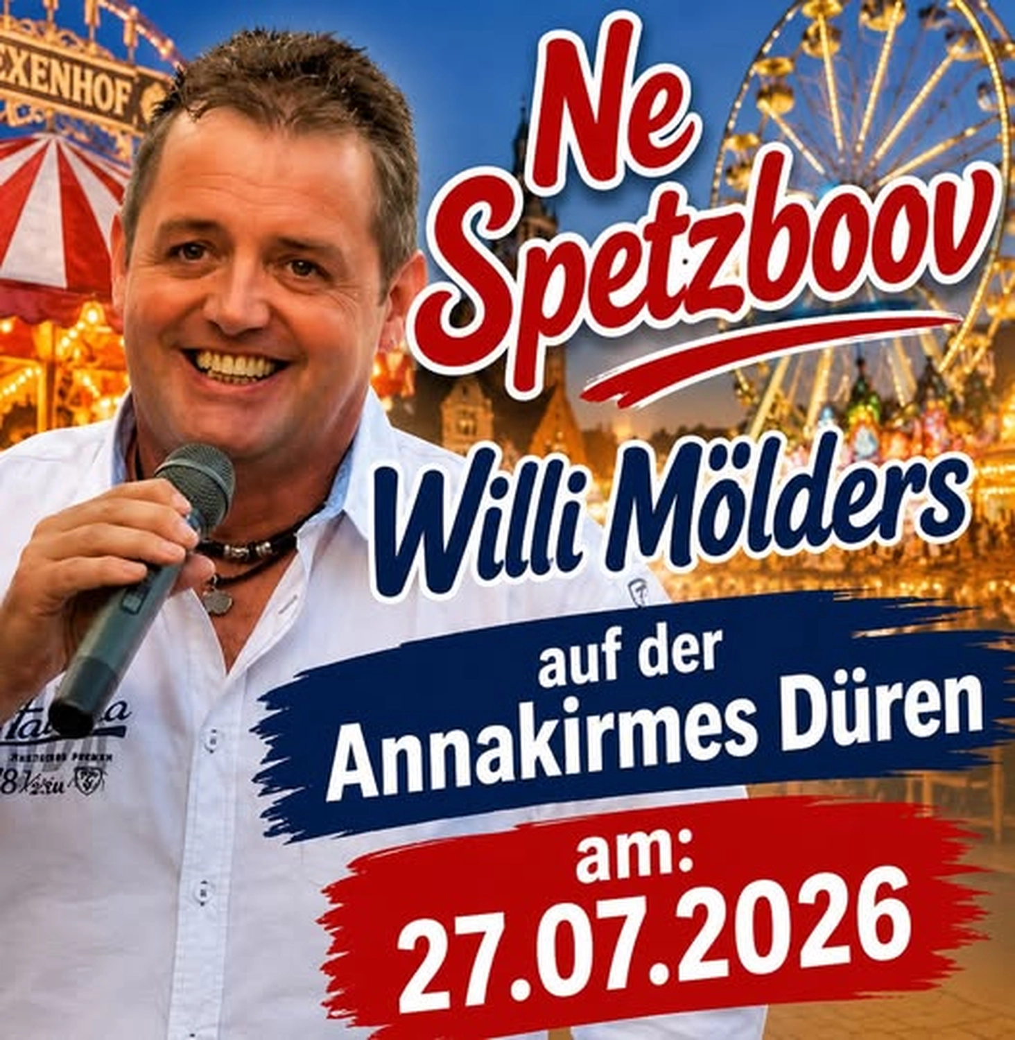 Auftritt auf der Annakirmes in Düren