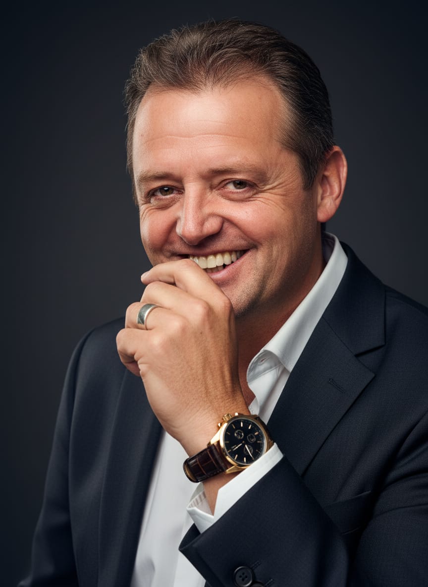 Studioporträt von Hans-Willi Mölders